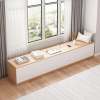 Kệ tủ đa năng gỗ kê đầu giường decor phòng ngủ để quần áo có thể ngồi nằm được thương hiệu Homeline