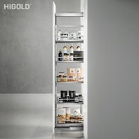 Kệ tủ đồ khô thép cabon phủ nano nan dẹt cánh kéo Higold Diamond 201121 201122 201123 201124 201125 201126