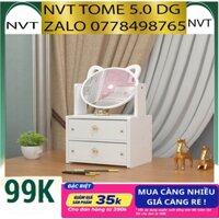 KỆ TỦ GỖ 2 NGĂN CÓ GƯƠNG TRANG ĐIỂM