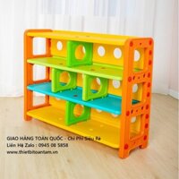 Kệ tủ mầm non 7 ngăn  đựng đồ cá nhân