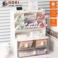 Kệ Tủ Mini 5 Tầng Đựng Dụng Cụ Học Tập Để Bàn Nút Ngăn Kéo Hình Thỏ Decor Góc Học Tập - Kệ Đựng Đồ Mỹ Phẩm Cute