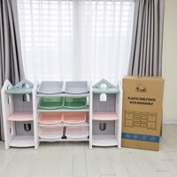 Kệ tủ nhựa HOLLA cho bé đựng đồ chơi quần áo phiên bản 2021