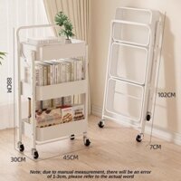 Kệ Từ Sàn Đến Trần Gia Dụng Đơn Giản Nhiều Lớp Có Bánh Xe Lưu Trữ Đồ Chơi Trẻ Em Kệ Sách Di Động [Đảm Bảo Chất Lượng]