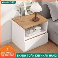 Kệ Tủ Tab Kê Đầu Giường Có Ngăn Trang Trí Phòng Khách Tủ Đầu Giường Gỗ MDF Cao Cấp Thông Minh