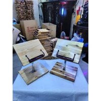 Kệ tụng kinh gỗ xếp gọn chân inox