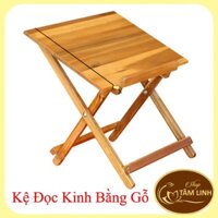 Kệ tụng kinh ,kệ đọc sách gỗ tự nhiên 100%  gấp gọn sau khi sủ dụng.