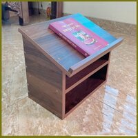 Kệ tụng kinh phật, bàn tụng kinh bằng gỗ MDF có ngăn tiện lợi cao cấp