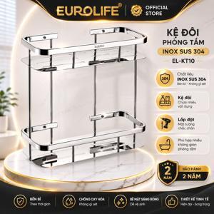 Kệ tường đôi phòng tắm inox Eurolife EL-KT10
