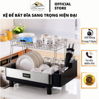 Kệ Úp Bát Đĩa Kệ Úp Chén Thông Minh Inox Chống Han Gỉ M012, Cực Kì Nhỏ Gọn Tiện Lợi.