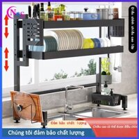 Kệ úp Bát, Kệ chén đĩa Thông Minh Trên Bồn Rửa Bát-Giá để bát đĩa đa năng full phụ kiện dùng trong gia đình tiện lợi