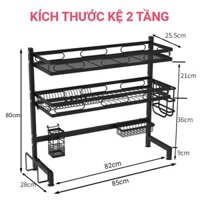 Kệ úp Bát Kệ chén đĩa Thông Minh Trên Bồn Rửa Bát-Giá để bát đĩa đa năng full phụ kiện