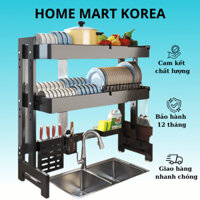 Kệ úp Bát, Kệ chén đĩa Thông Minh - Giá để bát đĩa đa năng đủ phụ kiện thép caccbon