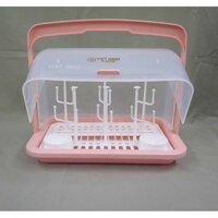 kệ úp bình sữa có nắp đậy