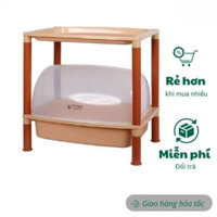 Kệ úp chén, bát 1 tầng + 1 Tầng đỉnh có nắp đậy nhựa Việt Nhật- đồ dùng nhà bếp bằng nhựa cao cấp