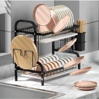 KỆ ÚP CHÉN BÁT 2 TẦNG ĐA NĂNG -KỆ SƠN ĐEN TIỆN LỢI