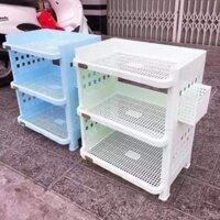 Kệ úp chén bát 3 tầng 5528-3 Hàng nhựa việt nhật