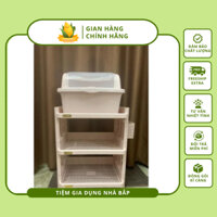Kệ Úp Chén Bát 3 Tầng Hàng Nhựa Việt Nhật - 5528-3