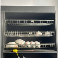KỆ ÚP CHÉN BÁT, KỆ INOX 304 ĐỂ BÁT ĐĨA TỦ BẾP TRÊN BỀN ĐẸP NẶNG CÂN, DẦY DẶN 4 THÀNH