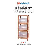 Kệ úp chén bát Việt Nhật có năp nhiều tầng tiện dụng