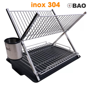 Kệ úp chén đa năng inox 304 KCX3550