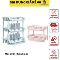 Kệ úp chén dĩa 2 tầng , kệ chén 3 tầng nhựa Việt Nhật 5595 - Gia dụng giá rẻ 68