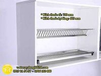 Kệ úp chén dĩa inox 304 dạng âm tủ 700mm