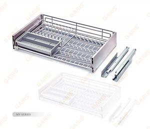 Kệ úp chén Garis cánh kéo nan MD02.60V