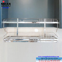 Kệ úp chén tủ trên inox 304 Niran NR0104