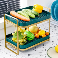 Kệ Úp Cốc/Ly, Đựng Đồ Đa Năng 2 Tầng - Kệ úp chén ly đa năng 2 tầng sở hữu thiết kế sang trọng và tiện ích