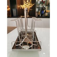 kệ úp ly, cốc úp được 8ly