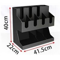 Kệ Úp Ly Nhựa Đa Năng 2 Tầng Cao Cấp 11 Ngăn, Kệ Nhựa Đa Năng