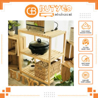 Kệ vi sóng 💥 CAO CẤP 💥 Kệ bếp 3 tầng để lò vi sóng/ lò nướng/ nồi cơm điện, kệ trưng bày