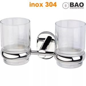 Kệ vòng để ly inox 304 cao cấp BAO M8805 (M-8805) 19x10x8 cm