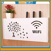 Kệ wifi treo tường hình Cây lá