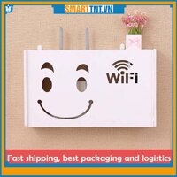 kệ wifi treo tường hình mặt cười