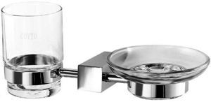 Kệ xà phòng kèm kệ đựng ly Cotto CT887(HM)