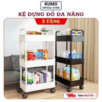 Kệ Xe Đẩy Spa 3 Tầng Kumo Để Đồ Đa Năng Lắp Đặt Dễ Dàng