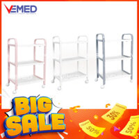 Kệ Xe Đẩy Spa Thẩm Mỹ Hi-MEC HMTL-5050 | 3 Tầng, Mặt Gỗ