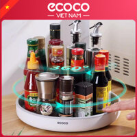 Kệ xoay đa năng Ecoco 360 độ - Kệ gia vị, kệ nhà tắm, kệ đựng mỹ phẩm chính hãng