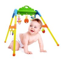 Kệ xúc xắc lục lạc chữ A nhiều màu vui nhộn cho bé sơ sinh nằm chơi vận động thương hiệu An toàn việt sản xuất tại VN