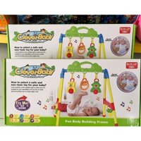 Kệ xúc xắc lục lạc chữ A nhiều màu vui nhộn cho bé sơ sinh nằm chơi vận động