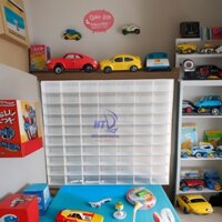 KỆ 70 Ô TRƯNG BÀY XE MÔ HÌNH TOMICA, HOTWHEELS & CÁC LOẠI XE, ĐỒ CHƠI