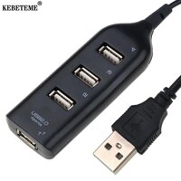 Kebeteme Bộ Chuyển Đổi USB 4 Cổng Tốc Độ Cao USB Mini 2.0 Bộ Mở Rộng Giao Diện Thông Minh Đa Năng Cho Máy Tính Xách Tay Máy Tính Xách Tay Cho Ổ Cứng Di Động Cho Windows Vista XP 2000 98 Fe06 LazadaMall