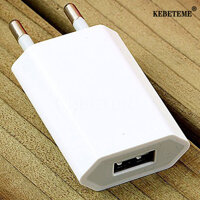 Kebeteme EU/Phích Cắm Chuẩn Mỹ USB AC Bộ Chuyển Đổi Điện Tường Sạc Sạc Điện Thoại Bộ Chuyển Đổi Cho Apple iPhone 5 5C 5 S 6 6 S 6 Cộng Với Sạc USB LazadaMall