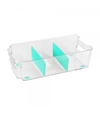 KECH Hộp đựng đồ trong tủ lạnh bằng nhựa nhiều ngăn cỡ S W31,3xH8,8xD16cm