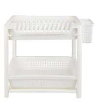 KECH Kệ nhựa 2 tầng để chén dĩa có ngăn chứa nước Thái Lan HH-1796 W35.7xD51.8xH41.5cm
