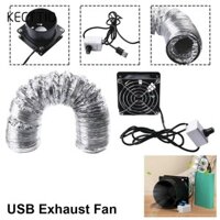 Kecttio 1 Cái Hút Khói, Quạt Hút USB Mini Đơn Giản Tốc Độ Có Thể Điều Chỉnh, Ống Thông Gió Với Ống Máy Thổi Khí Phòng Tắm Nhà Bếp Công Nghiệp