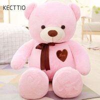 KECTTIO Đồ chơi nhồi bông gấu bông, Gối gấu bông PP màu hồng nâu, Gấu nhồi bông khổng lồ 80CM mềm mại