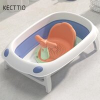 KECTTIO Ghế tắm trẻ em , Ghế tắm chống trượt PP + TPR, Thiết kế cốc hút ngộ nghĩnh Ghế ngồi bồn tắm rỗng cho bé