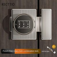 KECTTIO Khóa mật khẩu ngăn kéo, Khóa cửa mật khẩu kết hợp 3 chữ số bằng hợp kim kẽm, Phần cứng chống trộm Đa chức năng Mã khóa tủ ngăn kéo